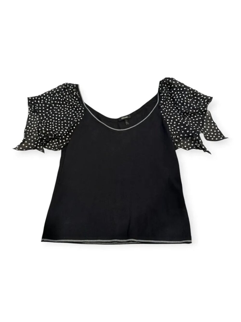 Escada black blouse size 6